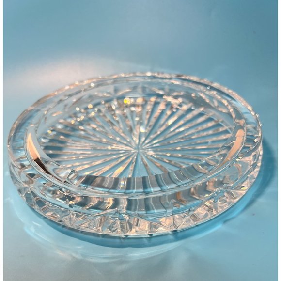 Westmoreland Accents Westmoreland Crystal Glass Clear Ashtray 7 Mcm Vintage Collectors Gift